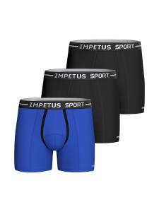 Боксеры IMPETUS, синий/черный