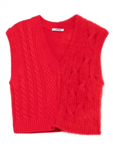 Топ без рукавов Vivetta, красный