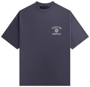 Футболка Fear of God Essentials Jersey Crewneck Tee 'Marine', синий