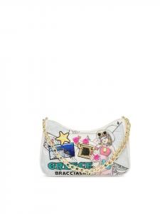 Наплечная сумка Braccialini Umhängetasche, белый