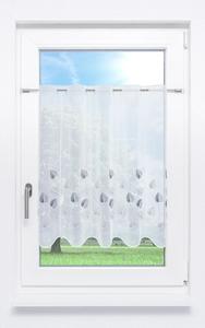 Панельная штора Lysel - дизайн листья (Ш х В) 224см*70см серый/серый