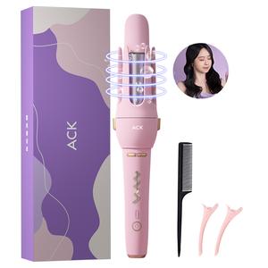 Автоматическая плойка для волос, полностью автоматическая, завивка крупными волнами 32 мм, электронный выпрямитель HS A1 FLZZ ACK, 【Full Matching Powder】10 Million Negative Ions + 32Mm Automatic Roll