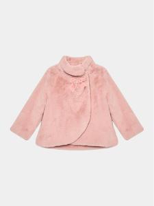 Шуба стандартного кроя Mayoral, розовый