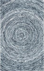 Ковер SAFAVIEH, 244 x 305 см, - коллекция Ikat - большой - Grey, ручной работы из шерсти, идеально для гостиной, спальни, офиса, столовой (IKT633F)