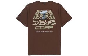 Футболка Nike x Travis Scott CACT.US CORP NRG BH (размеры для Азии), коричневая, темно-красный