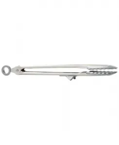 Щипцы Tip Top, удобные кухонные щипцы для приготовления пищи с силиконовыми наконечниками Tovolo, устрично-серый