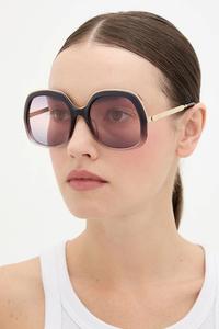 Солнцезащитные очки Chloé Chloe, бордовый