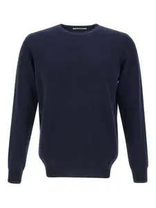 Кашемировый свитер в рубчик Kangra, синий