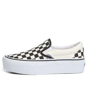 Кроссовки Vans Classic Slip-On Stackform 'Checkerboard - Black White' VN0A7Q5RTYQ, черный