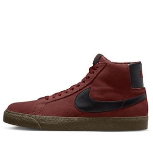 Кроссовки zoom blazer mid sb 'oxen brown' Nike, коричневый
