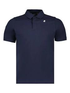 Рубашка-поло K-Way Vincelle с аппликацией логотипа, синий