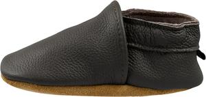 Детские кожаные обувь iEvolve, мягкие ходунки, пинетки-мокасины для малышей, темно-серый