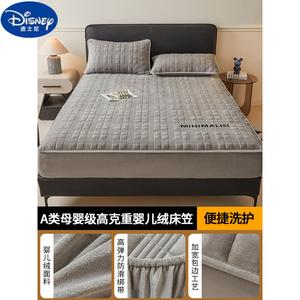 Disney Простыня на резинке 180х200 см, флисовая, утепленная, цвет Star Gray