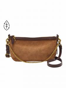 Женская кожаная сумка через плечо Fossil, разноцветная, с отделением для смартфона, ZB1806249