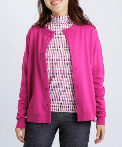 Кардиган из шерстяной смеси с вышивкой в виде пуговиц