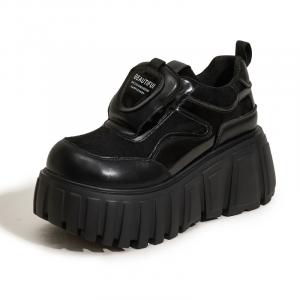 Milan love song Женские повседневные туфли на один каблук черные, цвет Black