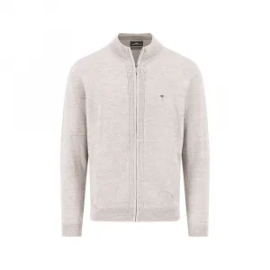 Свитер Fynch Hatton 1509337 на молнии, серый