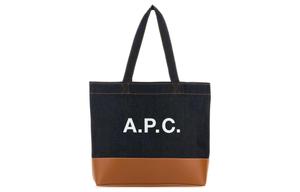 Сумка-шоппер Axel Logo Printed Denim A.P.C, Set (Bag+Dust Bag)