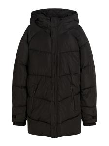 Зимняя куртка Bershka, черный