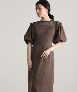 Винтажное атласное платье I-силуэта для свадеб, выпускных вечеров и вечеринок Pourvous, цвет Dark Brown