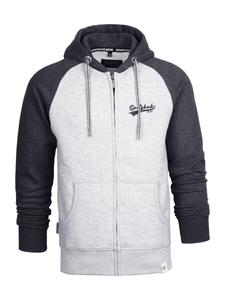 Худи на молнии Spitzbub, серый