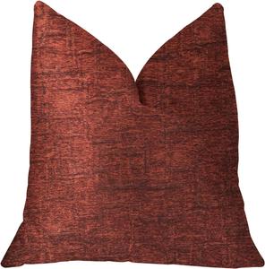 Plutus Brands Декоративная подушка Plutus Paprika Jam Luxury Burgundy Red