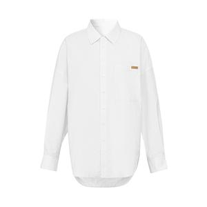 Однотонная рубашка Deep Breath, пепел