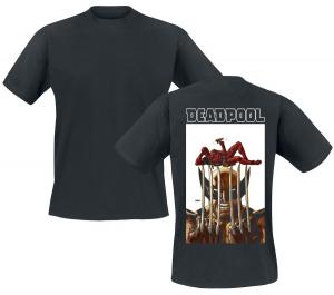 Футболка Deadpool Deadpool & Wolverine - Striking Pose, черный