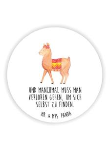 Mr. & Mrs. Panda Магнит «Гордость альпаки» с надписью белым цветом