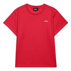 Женская футболка Salty с высокой талией Dalix, Team Red