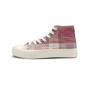 Легкие высокие кеды из хлопка для женщин PD, красный