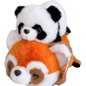 Мягкая и милая плюшевая игрушка панда, превращающаяся в большую панду, высота 20cm/35cm/50cm MENGMENGBUNNY