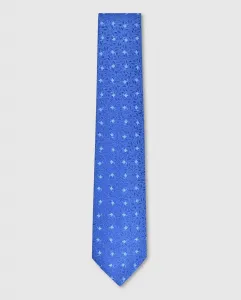 Галстук мужской жаккардовый шелковый Olimpo, синий