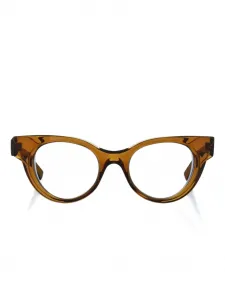 Очки в форме кошачий глаз Marilyn Kirk & Kirk, коричневый