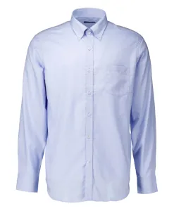 Летняя оксфордская хлопковая рубашка Paul & Shark, синий