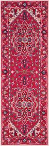 SAFAVIEH, 69 x 214 см, Ковер-дорожка ручной работы Bellagio Collection Red / Pink BLG546A из премиальной шерсти с медальонным узором