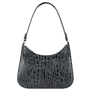 Сумка через плечо Roeckl CLEO SCHULTERTASCHE CROCO SMALL, Black