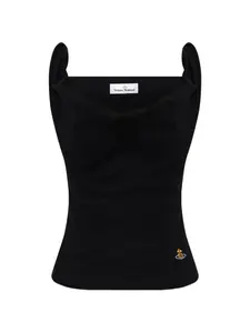 Топ с бретелями Anna Vivienne Westwood, черный