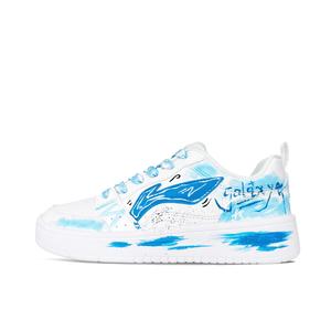 LINING Кроссовки для скейтбординга Acer Truncatum с противоскользящим и износостойким дышащим верхом, унисекс, сине-белые