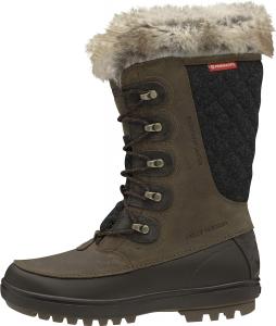 Женские зимние утепленные ботинки Helly-Hansen Garibaldi VL - водонепроницаемая кожа нубук, подкладка из искусственного меха, комфортная стелька Eco Ortholite, подошва с максимальным сцеплением, 745 Bushwacker/Coffee Bean/Sperry Gum