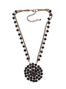 Collezione alessandro Короткое ожерелье «Раджа» черного цвета