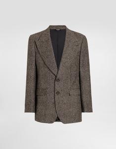 Однобортный пиджак в клетку глен Dolce & Gabbana, мультиколор