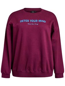 Толстовка Zizzi Mrikke, темно-фиолетовый