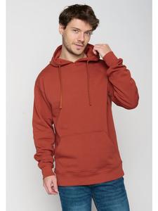 Базовая толстовка с капюшоном цвета темной глины GreenBomb