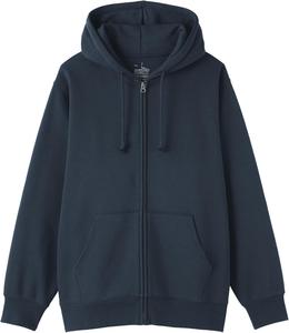 Мужская толстовка на молнии MUJI, темно-синий