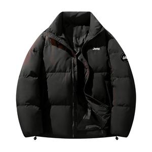 Пуховик Unisex Stand Collar Thickened Others Jeep, pure черный