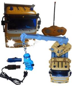 Автокран с дистанционным управлением Автомобиль Rc Строительная машина PakaNiemowlaka