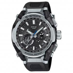 CASIO Часы MT G Collection Solar Quartz Movement Resin Strap Watch Men's Watch Black Dial, Black Dial
