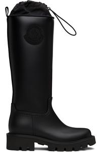 Высокие дождевые сапоги Kickstream Moncler, черный