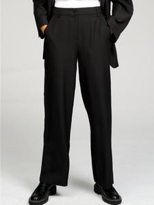 Брюки свободного кроя TEESHOPPEN, черный